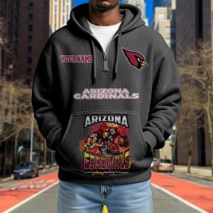 Arizona Cardinals Custom Name High Quality Thick Hoodie VS12