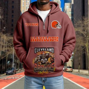Cleveland Browns Custom Name High Quality Thick Hoodie VS12
