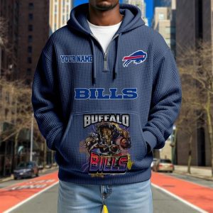 Buffalo Bills Custom Name High Quality Thick Hoodie VS11