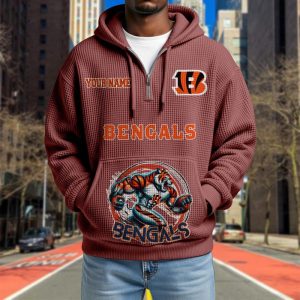 Cincinnati Bengals Custom Name High Quality Thick Hoodie VS11