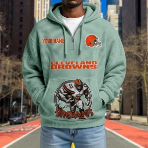 Cleveland Browns Custom Name High Quality Thick Hoodie VS11