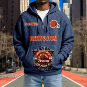 Cleveland Browns Custom Name High Quality Thick Hoodie VS10