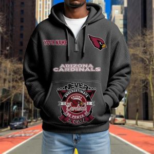 Arizona Cardinals Custom Name High Quality Thick Hoodie VS11