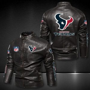 Houston Texans Designed Casual Winter Leather Jacket VS08