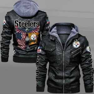 Pittsburgh Steelers Designed Casual Winter Leather Jacket VS03