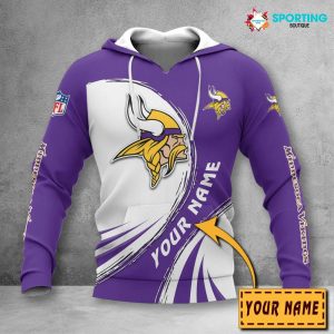 Minnesota Vikings VS17 Custom Name Zipper,Hoodie, Baseball, Bomber Jacket, Tshirt, Sweatshirt, Polo Shirt