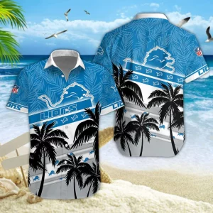 Detroit Lions Unisex Summer Casual Hawaiian Shirts VS02