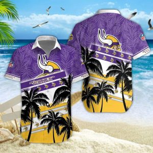 Minnesota Vikings Unisex Summer Casual Hawaiian Shirts VS03