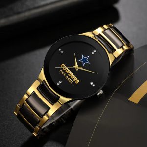 Dallas Cowboys Custom Name Casual Fashion Design Men Quartz Watch VS50B