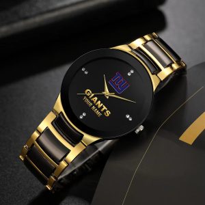 New York Giants Custom Name Casual Fashion Design Men Quartz Watch VS50B