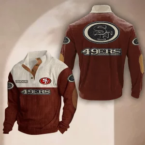 San Francisco 49ers Custom Name Casual Design Sport Sweatshirt VS03