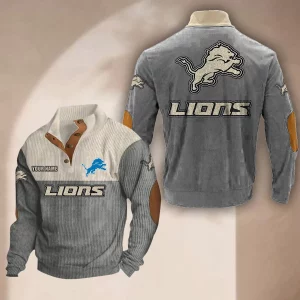 Detroit Lions Custom Name Casual Design Sport Sweatshirt VS03