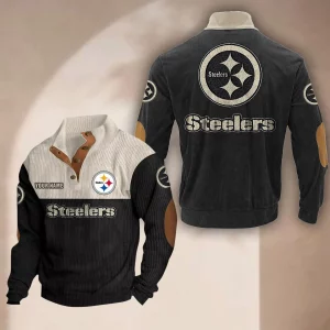 Pittsburgh Steelers Custom Name Casual Design Sport Sweatshirt VS03