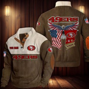 San Francisco 49ers Custom Name Casual Design Sport Sweatshirt VS02