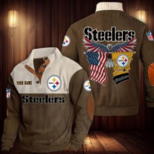 Pittsburgh Steelers Custom Name Casual Design Sport Sweatshirt VS02