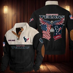 Houston Texans Custom Name Casual Design Sport Sweatshirt VS02