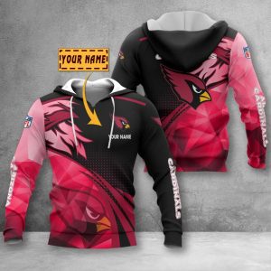Arizona Cardinals Custom Name Zipper,Hoodie, Baseball, Bomber Jacket, Tshirt, Sweatshirt, Polo Shirt VS12