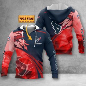 Houston Texans Custom Name Zipper,Hoodie, Baseball, Bomber Jacket, Tshirt, Sweatshirt, Polo Shirt VS12
