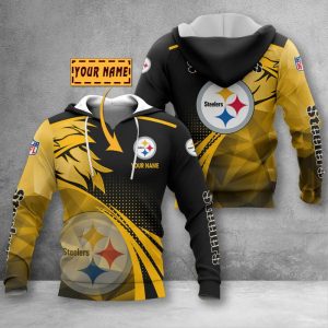 Pittsburgh Steelers VS13 Custom Name Zipper,Hoodie, Baseball, Bomber Jacket, Tshirt, Sweatshirt, Polo Shirt
