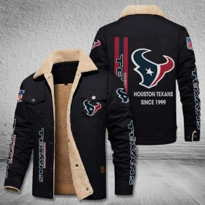 Houston Texans Custom Name Casual Winter Corduroy Jacket VS05