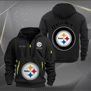 Pittsburgh Steelers Custom Name High Quality Thick Hoodie VS09