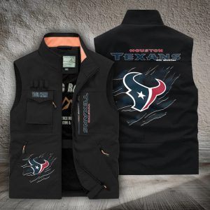 Houston Texans Custom Name Tactical Style Vest VS01