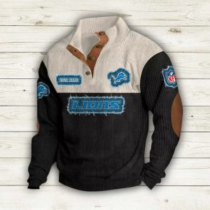 Detroit Lions Custom Name Casual Design Sport Sweatshirt VS06