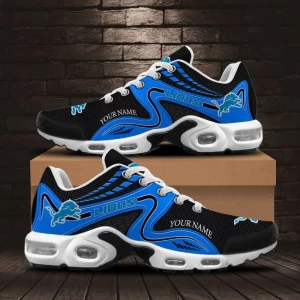 Detroit Lions Custom Name Elegant Design Sport Shoes VS9