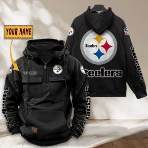 Pittsburgh Steelers Custom Name High Quality Cotton Men Thick Hoodie