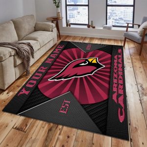 Arizona Cardinals Custom Name Welcome Personalized Floormat VS03