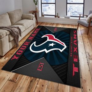 Houston Texans Custom Name Welcome Personalized Floormat VS07