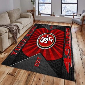 San Francisco 49ers Welcome Personalized Floormat VS06