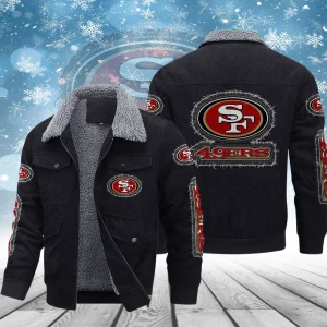 San Francisco 49ers Casual Winter Corduroy Jacket VS03