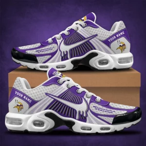 Minnesota Vikings Custom Name Elegant Design Sport Shoes VS8