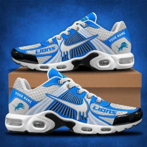 Detroit Lions Custom Name Elegant Design Sport Shoes VS8