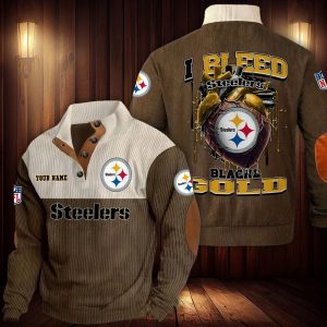 Pittsburgh Steelers Custom Name Casual Design Sport Sweatshirt VS05