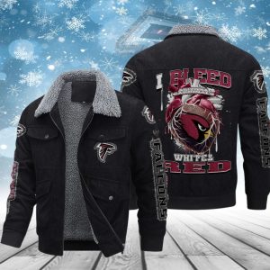 Arizona Cardinals Custom Name Casual Winter Corduroy Jacket VS01