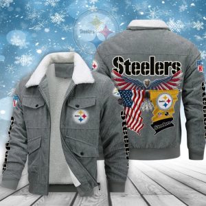 Pittsburgh Steelers Casual Winter Corduroy Jacket VS01