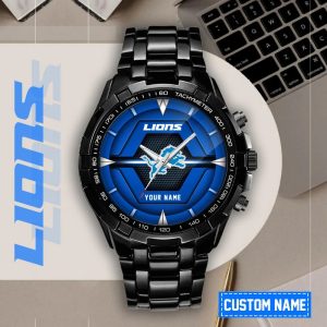Detroit Lions Custom Name Elegant Fashion Design Watch VS07