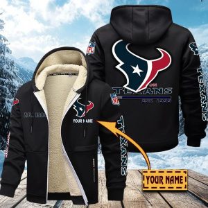 Houston Texans Custom Name Designed Casual Winter Jacket VS05