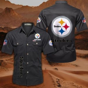 Pittsburgh Steelers Custom Name Military Cargo Cotton Shirts VS01