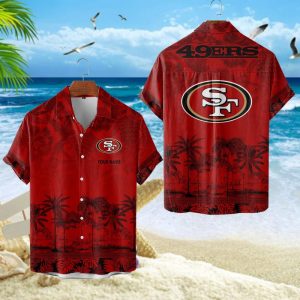 San Francisco 49ers Custom Name Unisex Summer Casual Hawaiian Shirts VS01