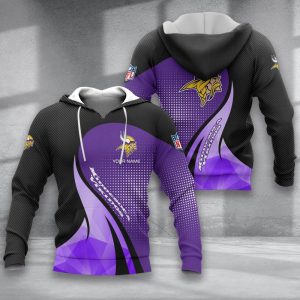 Minnesota Vikings VS11 Custom Name Zipper,Hoodie, Baseball, Bomber Jacket, Tshirt, Sweatshirt, Polo Shirt