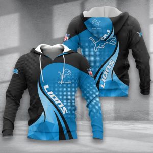 Detroit Lions VS11 Custom Name Zipper,Hoodie, Baseball, Bomber Jacket, Tshirt, Sweatshirt, Polo Shirt