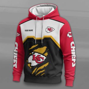 Kansas City Chiefs Custom Name Zipper, Hoodie, Baseball Jacket, Bomber Jacket, Tshirt, Sweatshirt, Polo Shirt VS25