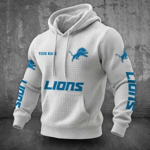Detroit Lions Custom Name High Quality Thick Hoodie VS13