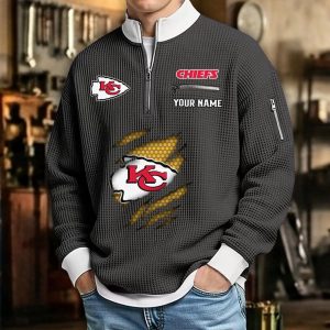 Kansas City Chiefs Custom Name Casual Design Sport Sweatshirt VS10