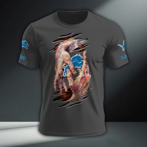 Detroit Lions Modern Fit Luxe Classic T Shirt VS02