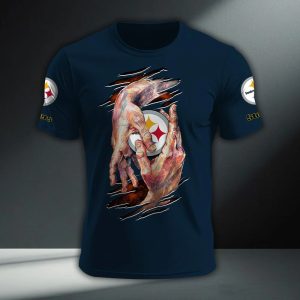 Pittsburgh Steelers Modern Fit Luxe Classic T Shirt VS02