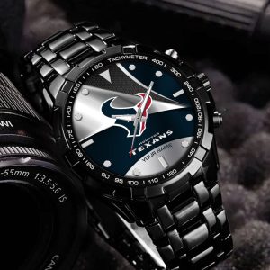 Houston Texans Custom Name Elegant Fashion Design Watch VS04